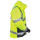 Men's Yellow Waterproof Insulated Hi-Vis Hooded Jacket